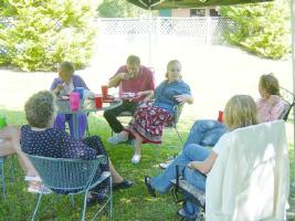 Toppie,Dora,guest,Andria,Lana and Amy
