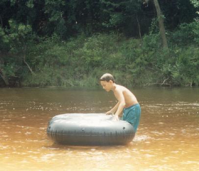 George with tube