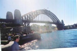 View of Harbor Bridge from Circular Quay